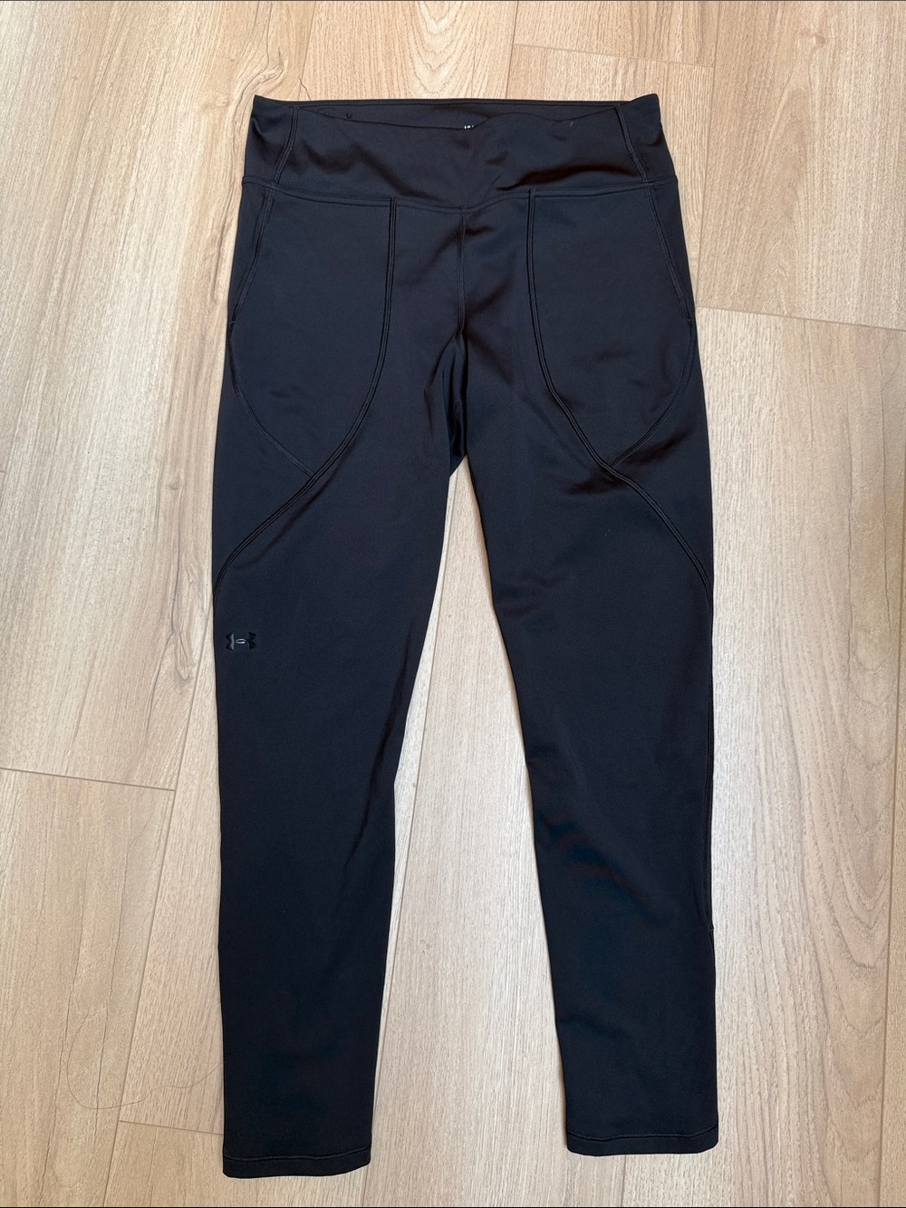 Womens Under Armour black tights sz L